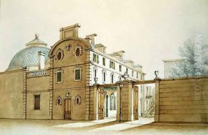 View of the house in rue Fortunee, bought by Honore de Balzac 1799-1850 in 1847 by M. Santi