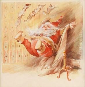 Santa Claus by Everett Shinn