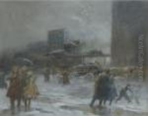 Cooper Square by Everett Shinn
