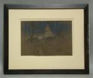Boston, The State House by Everett Shinn