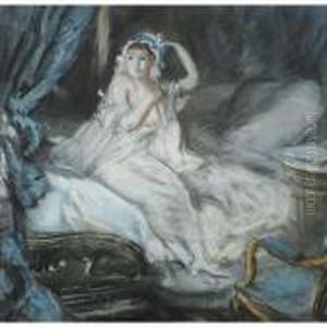 Boudoir Scene by Everett Shinn