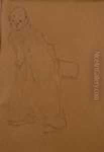 Male Figure Study by Everett Shinn