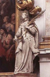 St Barbara by Johann Baptist Straub