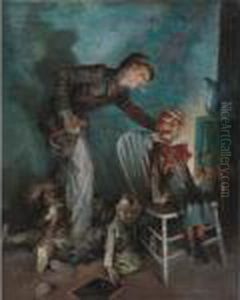 The Ventriloquist by Everett Shinn