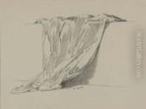 Drapery Study by Everett Shinn