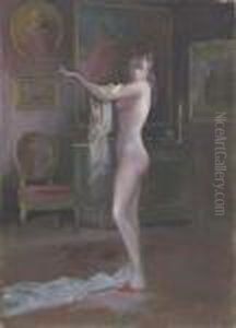 In The Boudoir by Everett Shinn
