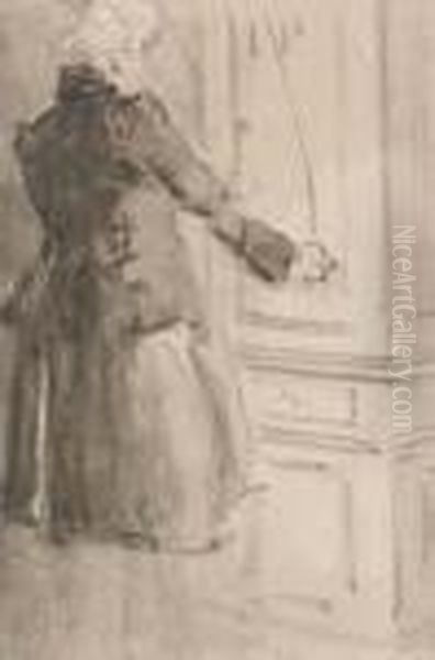 Man Seen From Behind From The Mystery Of Edwin Drood, Chapterhead - view 1