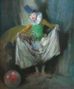 ''clown With Big Pants'' by Everett Shinn