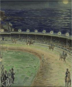 At The Racetrack by Everett Shinn