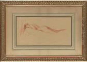 Reclining Nude by Everett Shinn