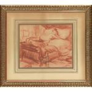 Nude In Bed by Everett Shinn