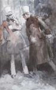 The Argument by Everett Shinn