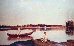 Fishermen, 1840 by Grigori Vasilievich Soroka