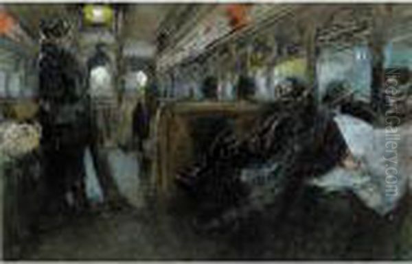 Sixth Avenue Elevated After Midnight - view 1