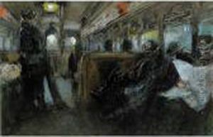 Sixth Avenue Elevated After Midnight by Everett Shinn