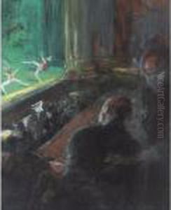 Theatre, Box In Foreground by Everett Shinn