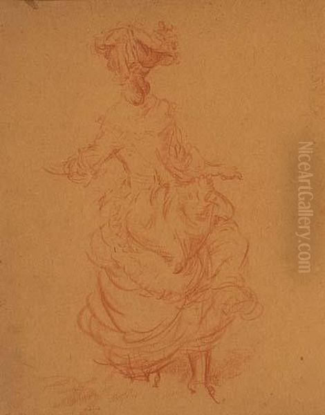 Woman Walking From Behind - view 1