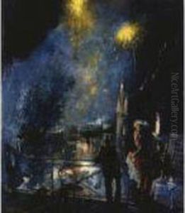 Bastille Day, 14 Of July, Paris by Everett Shinn