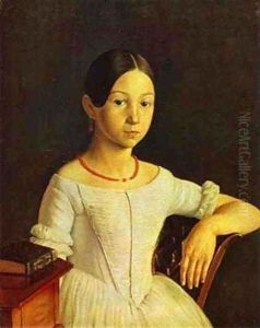 Portrait Of Ln Milyukova End Of 1840s