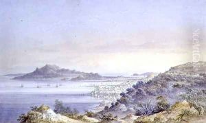 The Town and Harbour of Zante by John or Giovanni Schranz