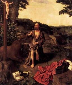 St Jerome by Master of St. Gilles