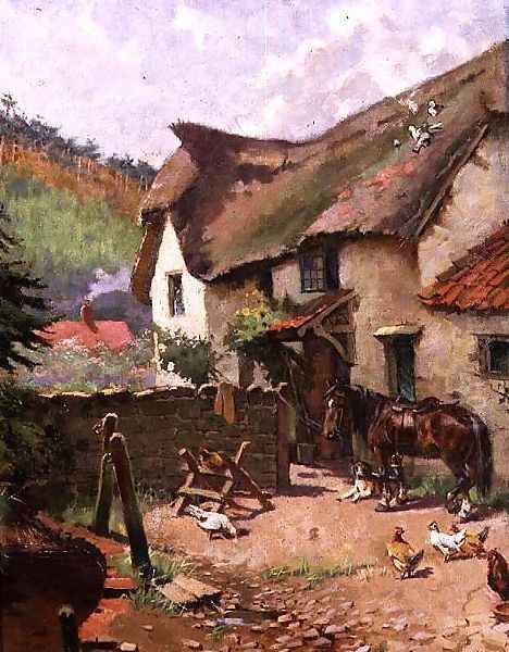 Farmyard, Porlock, Somerset - view 1