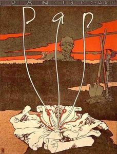 Reproduction of a poster advertising Pan, a German artistic review, 1895 Reproduction of a poster advertising Pan, a German artistic review, 1895