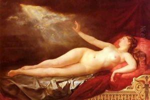 Danae Sous L'Ondee D'Or (Danae and the Golden Shower) by Eugene Soubiran