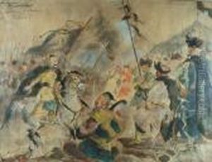 Krol Jan Iii Sobieski by Kazimierz Sichulski