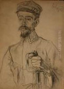 Portret Gustawa Danilowskiego by Kazimierz Sichulski