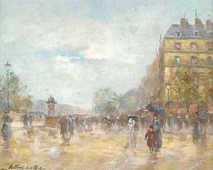 A Victorian Street by Joan Roig Soler