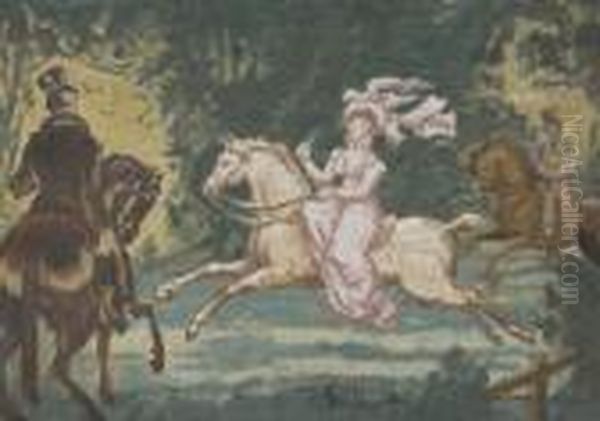 Harriet Wilson Riding In The Park - view 1