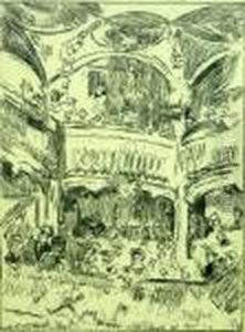La Gaiete Montparnasse by Walter Richard Sickert