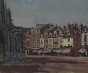 Rue De La Boucherie With St Jacques by Walter Richard Sickert