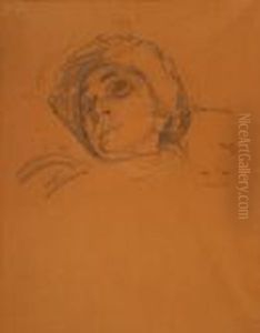 Head Study Of A Venetian Lady
