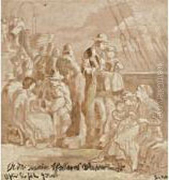 Emigrants At Melbourne - view 1