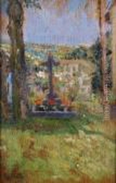 Chagford Churchyard - view 1
