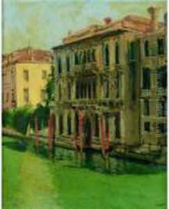Vue Du Palazzo Montecuccoli, Dit Aussi Palais Polignac,venise Vue Du Palazzo Montecuccoli, Dit Aussi Palais Polignac,venise