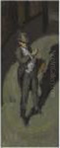 On Stage At The Middlesex by Walter Richard Sickert