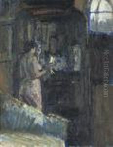 Nude Before A Mirror, Fitzroy Street by Walter Richard Sickert