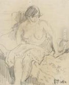 Nude On A Bed by Walter Richard Sickert