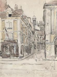 La Rue Notre Dame, Dieppe by Walter Richard Sickert