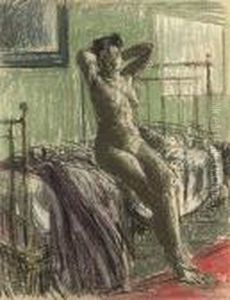 Nude Stretching: La Coiffure by Walter Richard Sickert