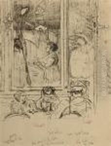 Vernet's Cafe, Dieppe, France by Walter Richard Sickert