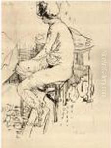 Seated Nude by Walter Richard Sickert