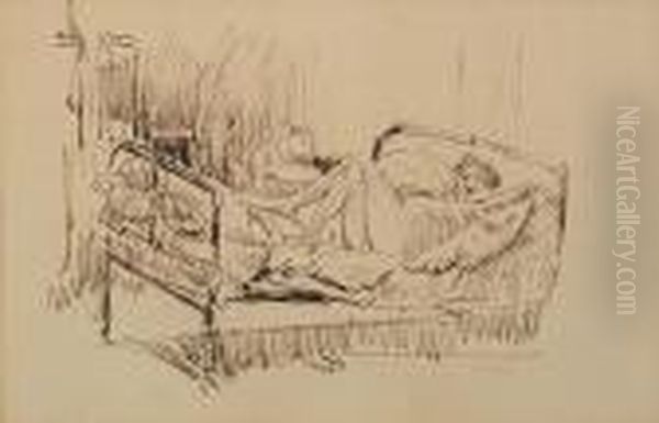 Woman In Bed - view 1
