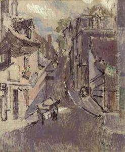 Le Mont De Neuville, Dieppe by Walter Richard Sickert