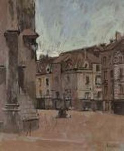 La Halle Au Lin, Dieppe by Walter Richard Sickert