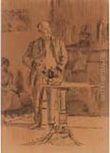 Interior With Figures by Walter Richard Sickert