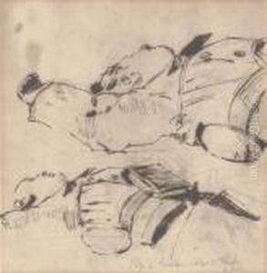 Study For 'the Soldiers Of King Albert The Ready'